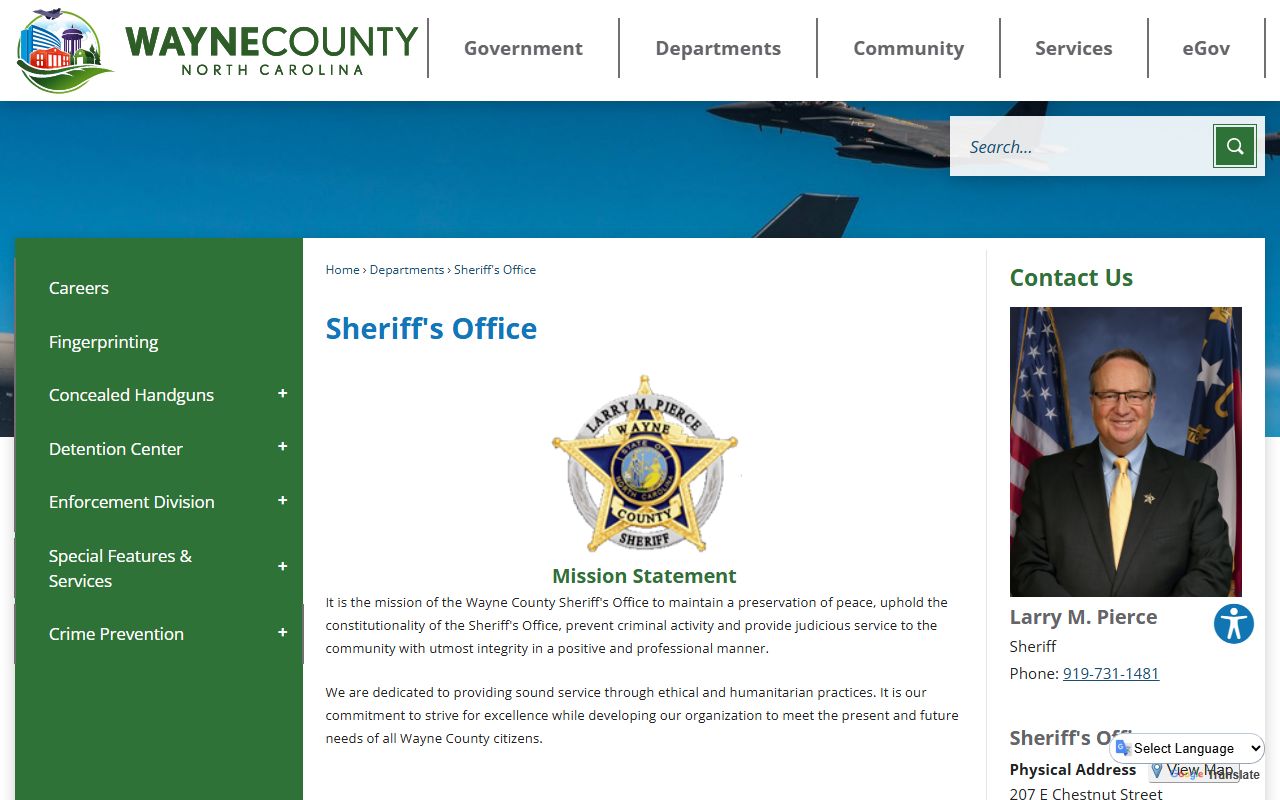 Wayne County arrest records and court charges Sheriff's Office