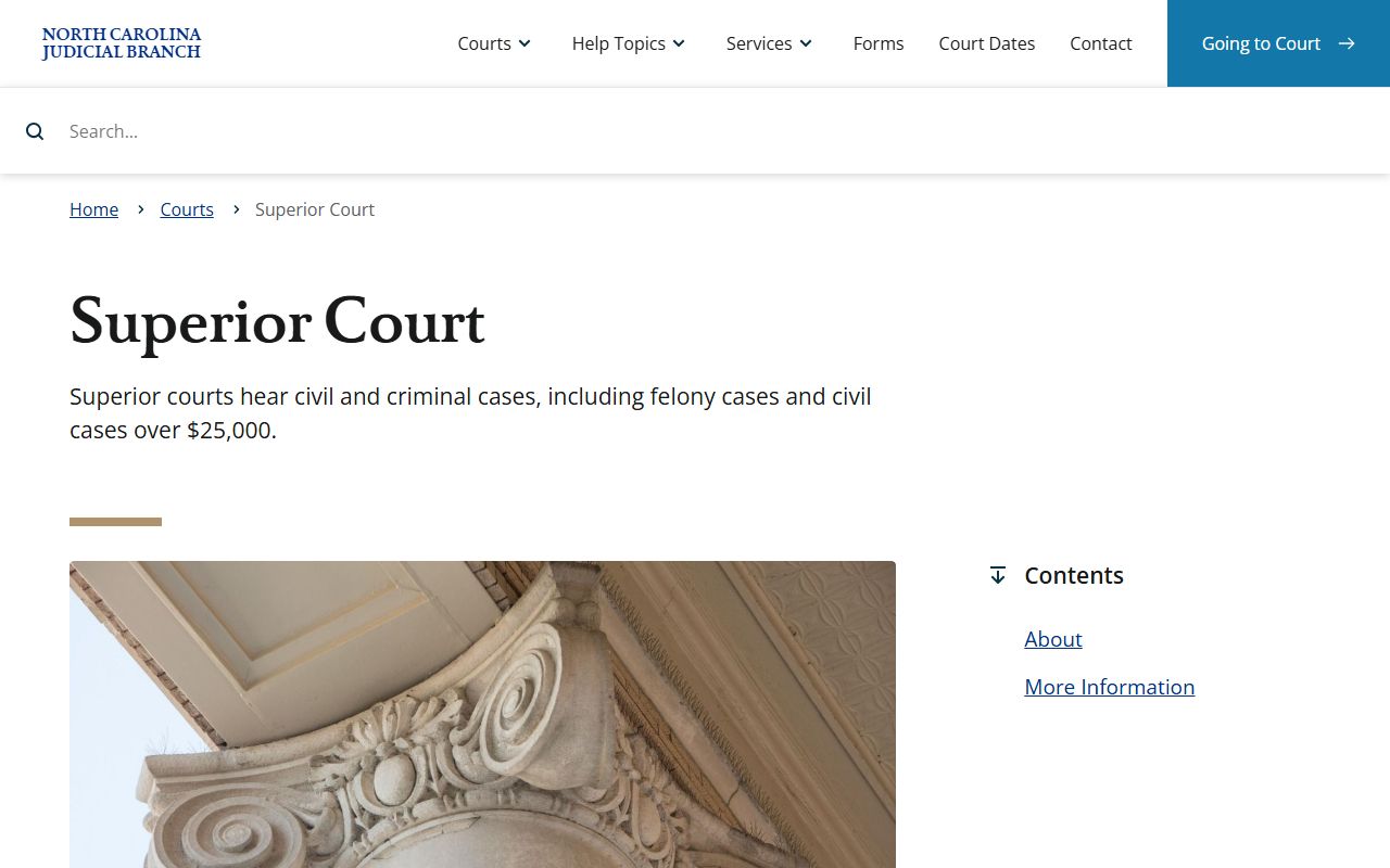 Wayne County court dockets North Carolina Superior Court