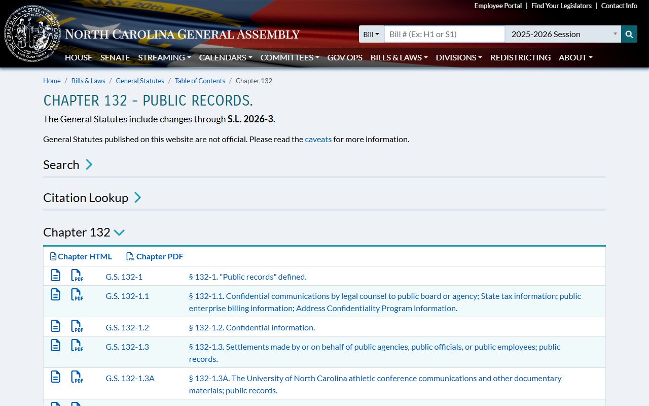 Wayne County court records Chapter 132 Public Records Act