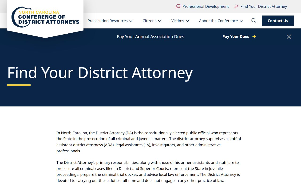 Wayne County criminal court records North Carolina District Attorney directory