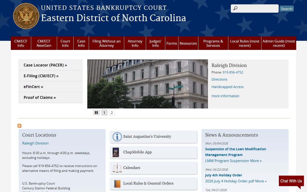 Wayne County federal bankruptcy court records